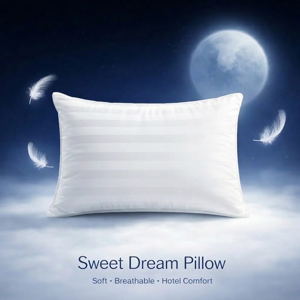 CHARM ชุดหมอน SWEET DREAM | หมอนหนุน 19" X 29" + หมอนข้าง 14" X 42" | ป้องกันไรฝุ่น